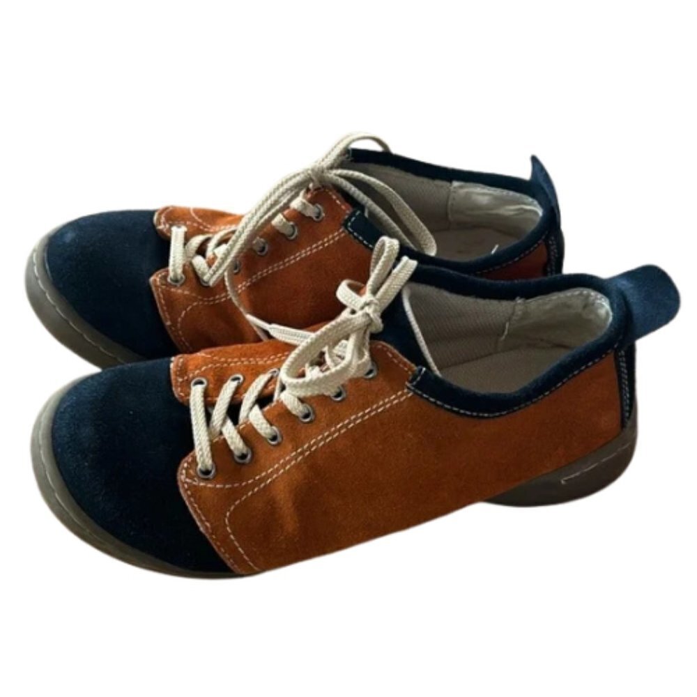 VINTAGE NINE WEST SNEAKERS BLUE/CAMEL COLOR